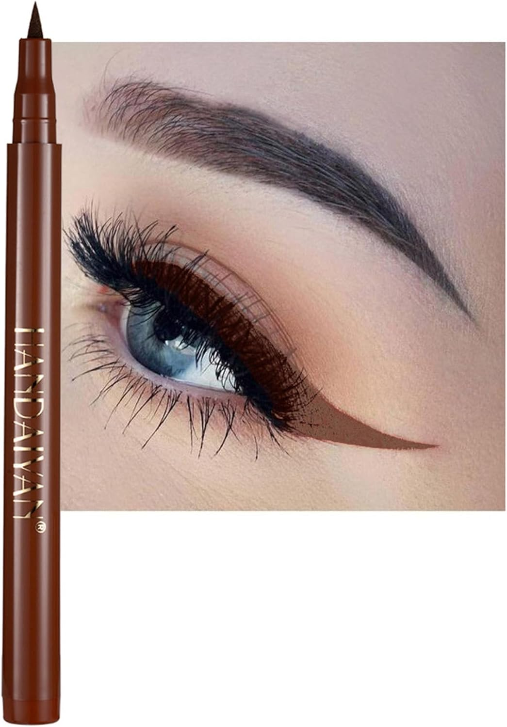 Coloured Eyeliner, Waterproof Liquid Eyeliner All Day Long-Lasting, Red Eye Liner Pen for Eye Makeup &ndash; Smooth, Smudge-Proof, Highly-Pigmentedd