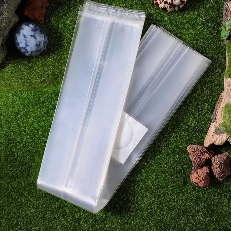 TOYANDONA 20Pcs Small Mushroom Growing Bags with Microporous Breathable Membrane for Indoor Gardening Compact Space-Saving Design Ideal for Home Greenhouse and Farm Cultivation image number 5