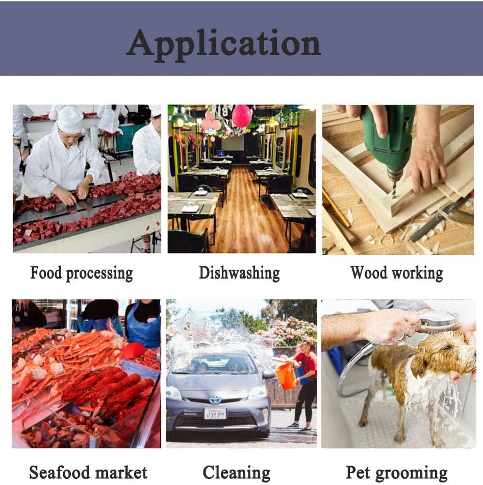 Unisex Waterproof Apron with Long Sleeves for Cleaning,Butcher,Grooming image number 1