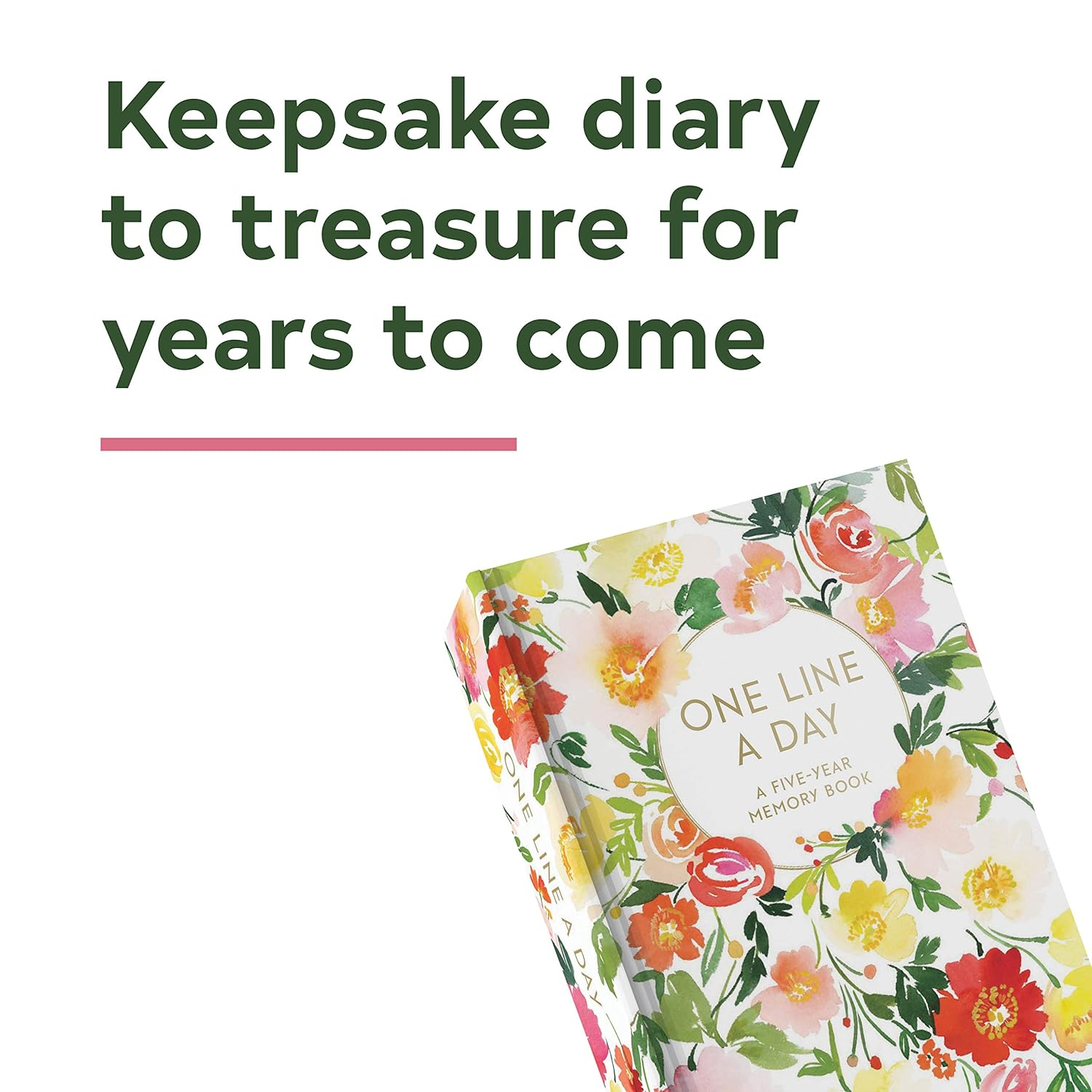 Floral One Line a Day: a Five-Year Memory Book image number 1