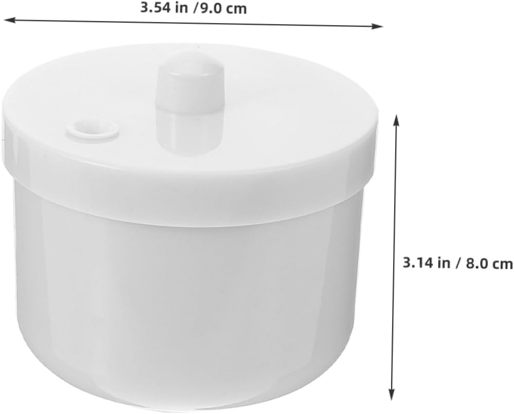 Beavorty 3Pcs Nail Tools Soaking Box with Detachable Cleaning Case for Manicure Accessories Fast Soaking Nail Cleaner Container Organizer for Travel and Workstations image number 3