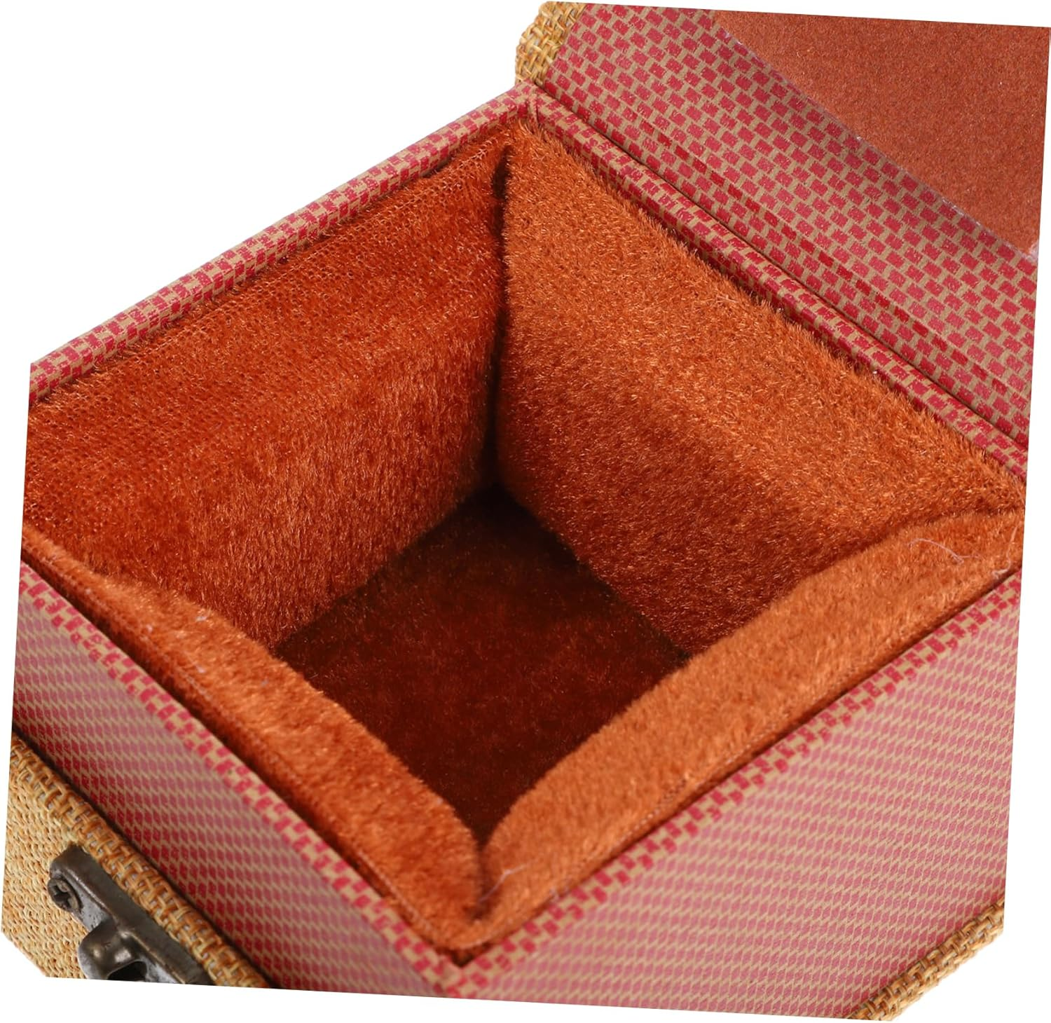 Jojofuny Keepsake Box Small Wooden Box Lid Ink Paste Vintage Trinket Organizer Treasure Chest image number 1