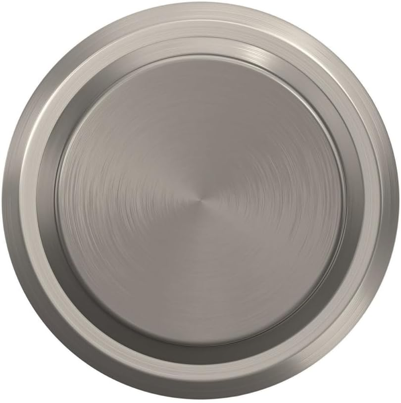 Schlage F170 BWE 619 GSN Greyson Collection Bowery Dummy Trim Knob, Satin Nickel image number 6