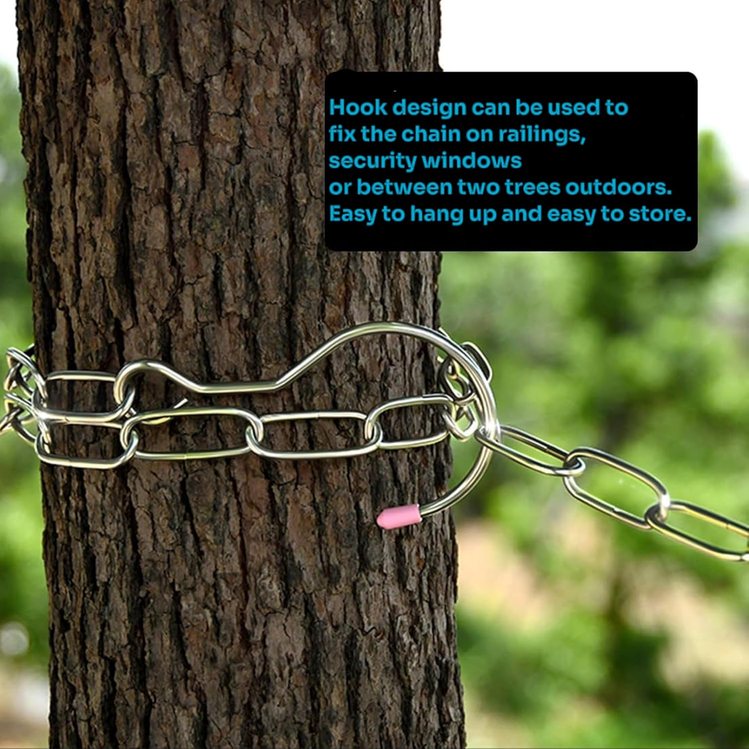 201 Stainless Steel Clothesline, Portable Heavy Duty, Double Hooks, Indoor Outdoor Use image number 5