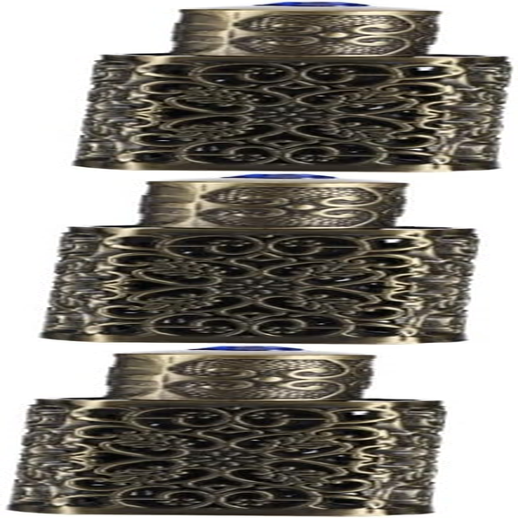 KOMBIUDA 3Pcs Hollow Flower Engraving Perfume Bottle Essential Oil Spray Bottle Travel Mist Spray image number 2