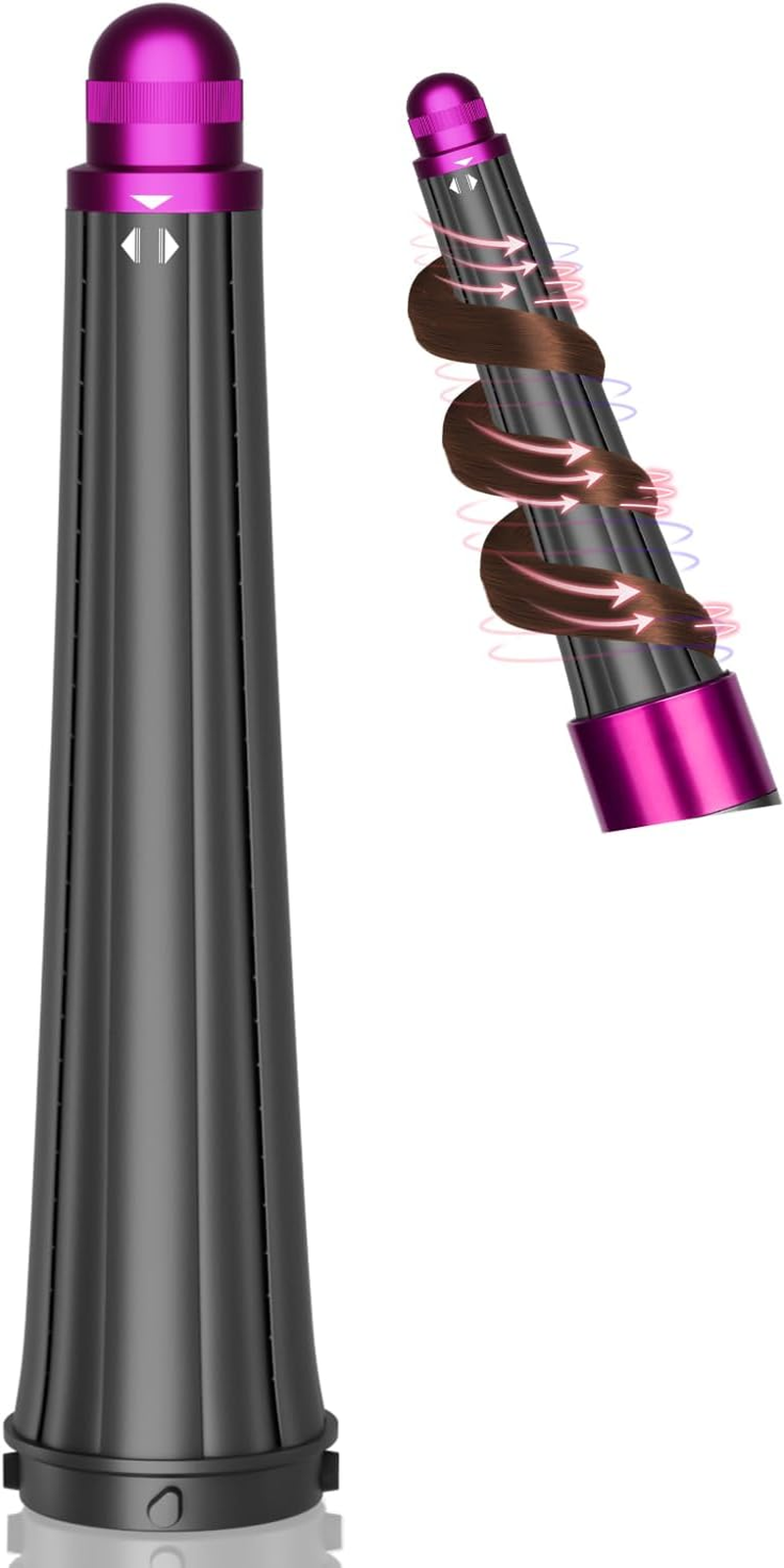 PUREGUST 0.78In-1.4In Conical Long Barrels Attachment for Dyson Airwrap HS01 HS05 Accessories, 20MM-36MM Auto-Wrap Curling Iron Curlers for Professional Barrels Curl and Wave Curl Hair, Rose image number 1