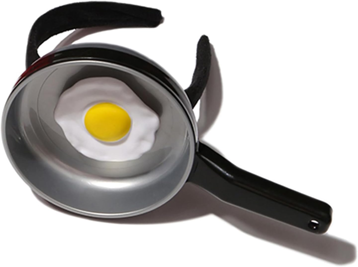 SZZLXYMT Funny Fried Egg Pot Headband, Pan and Egg Headband, Female Simulated Pot Headpiece