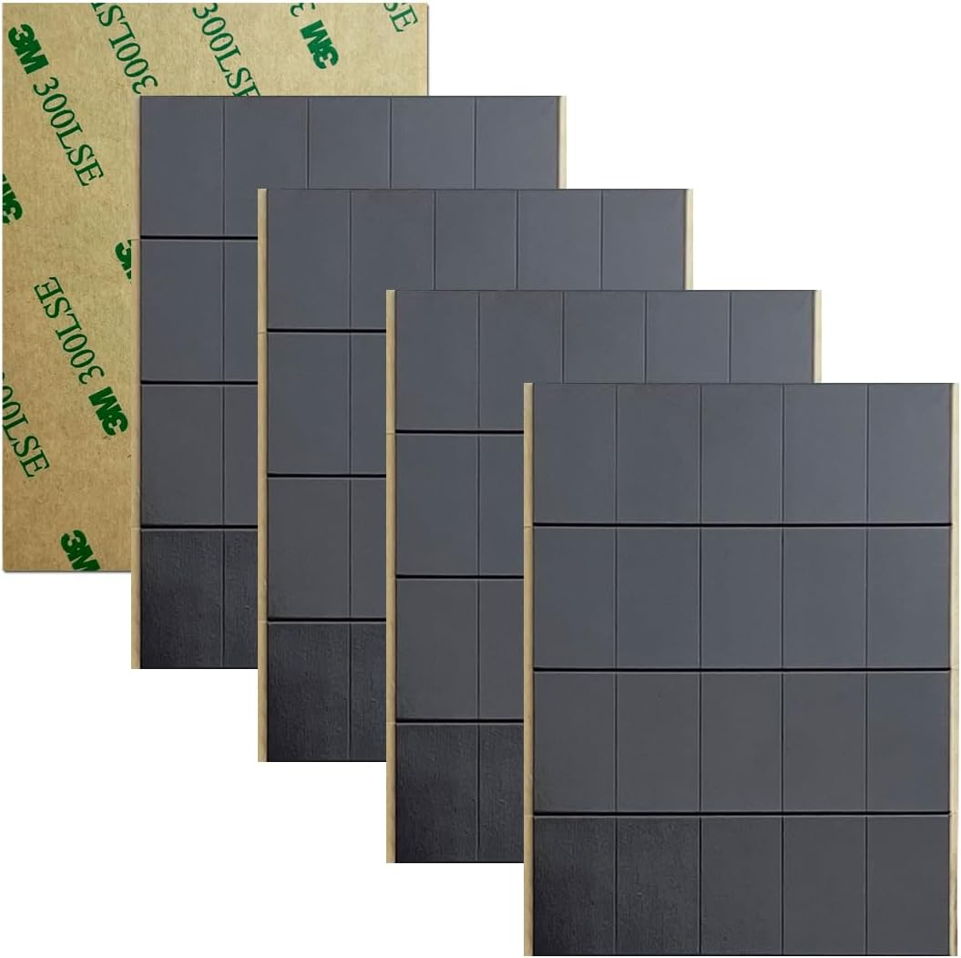 Adhesive Magnets 100Pcs &ndash; Strong 3M Peel & Stick Magnetic Strips for Crafts, DIY, Whiteboard Labels, Fridge, Office & Classroom Use, 23&times;13Mm image number 6