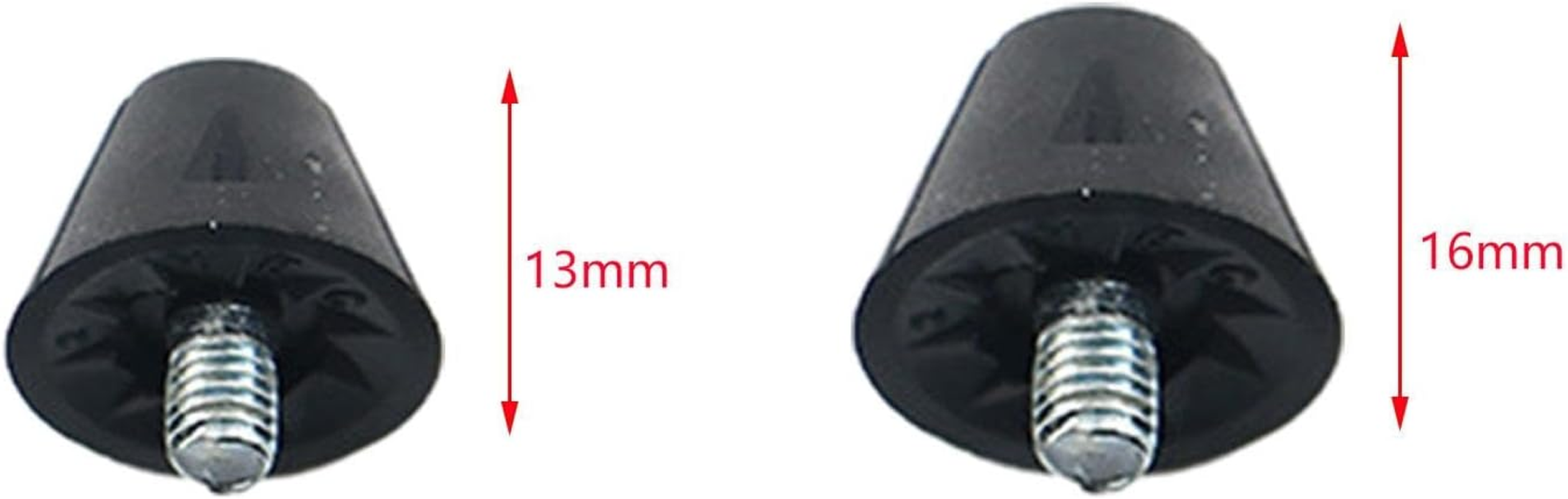 Generic 12Pcs Football Boot Studs Soccer Studs Durable M5 Firm Ground Rugby Studs Track Shoes Accessories for Indoor Outdoor Sports