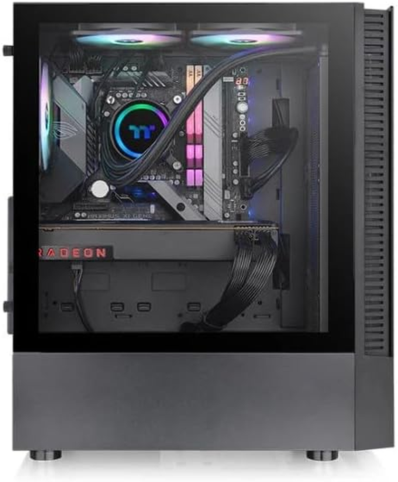 Thermaltake View 200 plus ARGB TG Mid Tower Case Black Edition, CA-1X3-00M1WN-01 image number 6