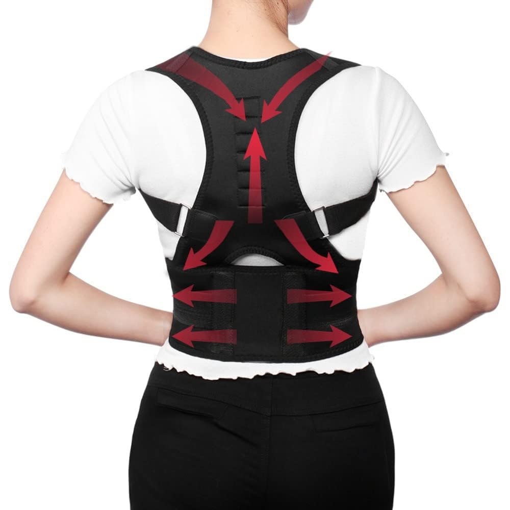 Back Brace Back Straightener Posture Corrector, Adjustable and Lightweight Back Support, Scoliosis and Hunchback Correction, Relief Back Pain,Provides Support and Shape for Back image number 4