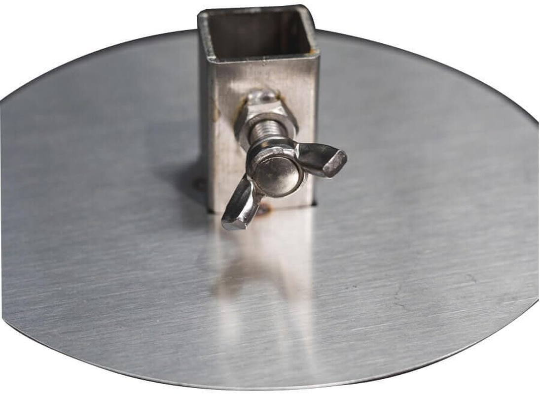 2X Souvlaki Gyros Disc- Stainless Steel Spit Roast Plates- 20Mm Square Skewer image number 2