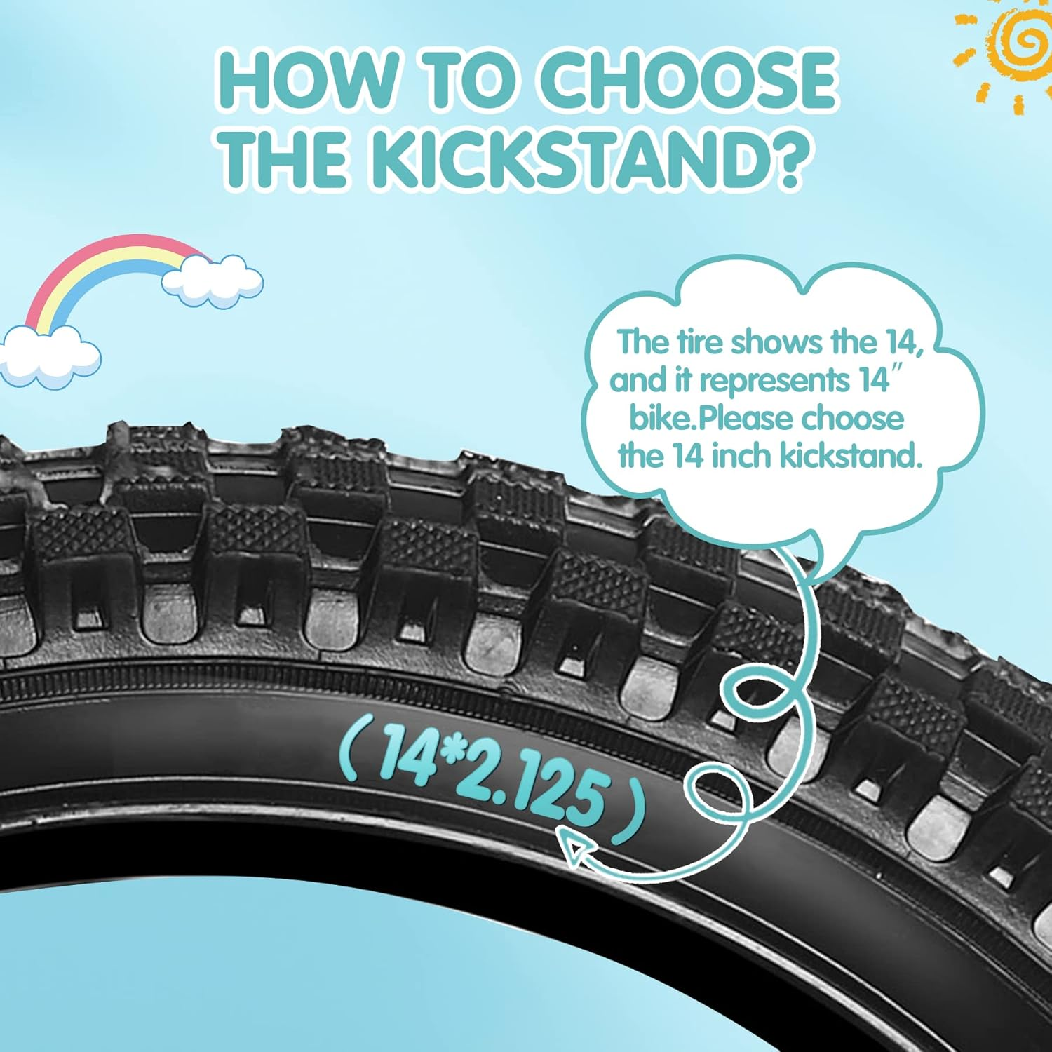 LEICHTEN Kids Bike Kickstand for 12" 14" 16" 18" 20" Inch Children'S Bicycle Single-Side Kick Stand Rear Mount Bikes Support Racks image number 6