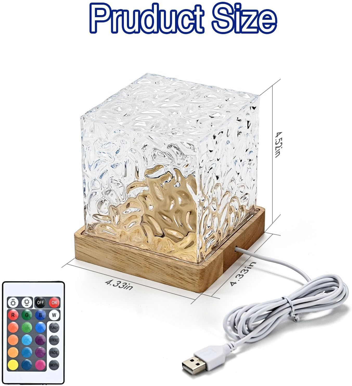 LETOUR Aurora Lamp Galaxy Projector Northern Lights Luminorthe Cube Lamp 16 Colors & 30 Modes Ocean Wave Night Light for Kids, Ceiling Projector for Bedroom/Party/Game Rooms image number 1