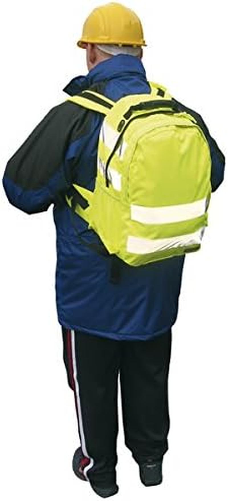 Portwest Unisex Hi Vis Rucksack, Yellow, One Size - Yellow image number 4