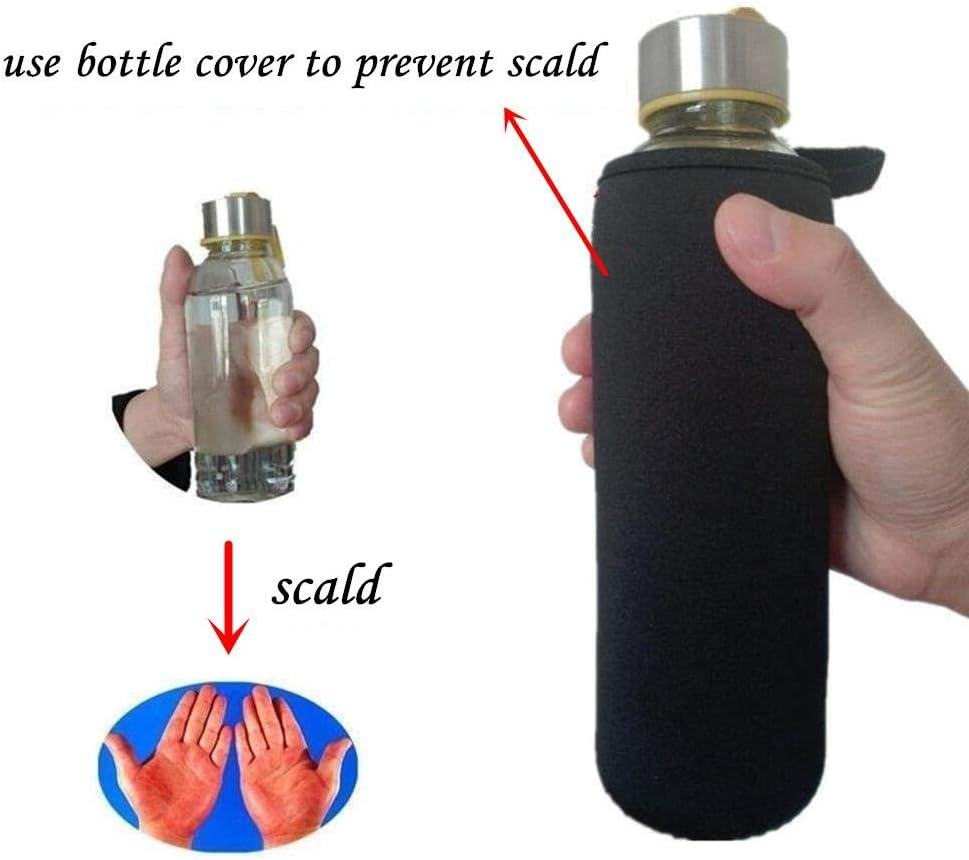 Water Bottle Cover Sleeve 25 Oz, Insulated Neoprene Sleeve Water Bottle Carrier Holder Pouch Cover Bag Case 750Ml image number 1