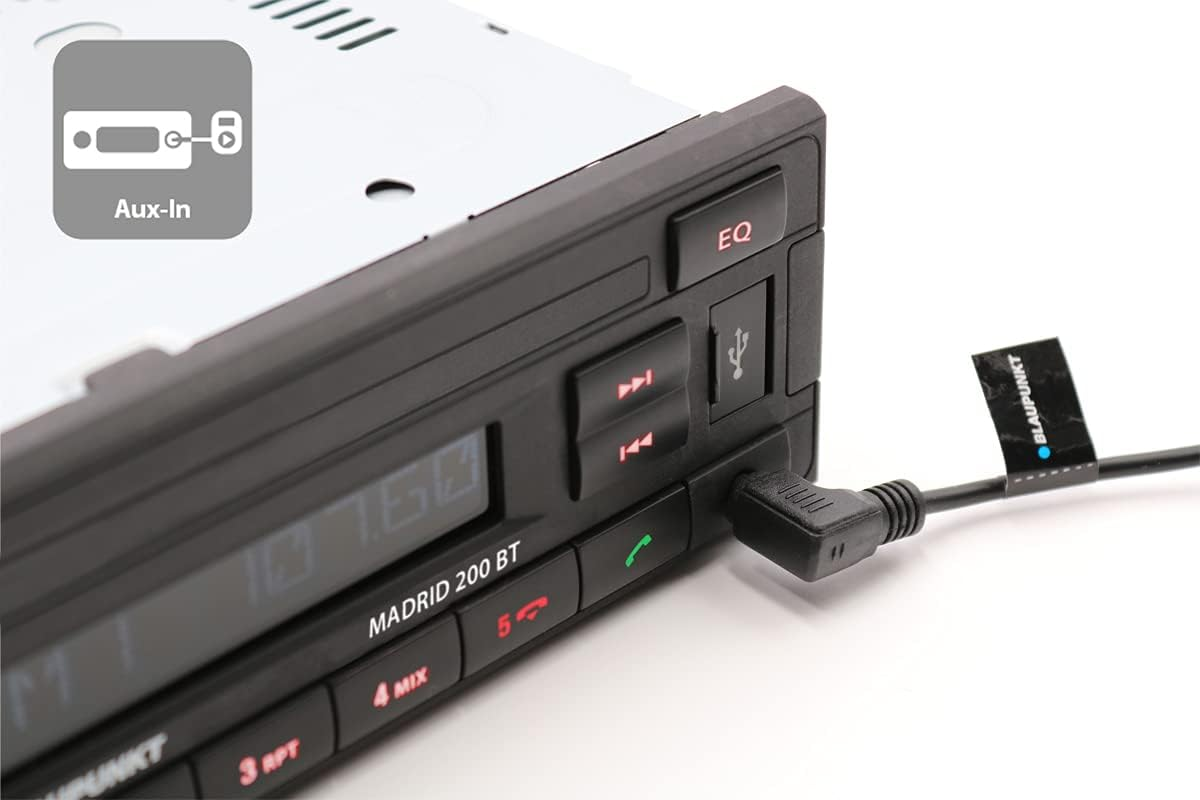 Blaupunkt Madrid 200 BT | Bluetooth, RDS Tuner, Handsfree, USB, Aux-In image number 2