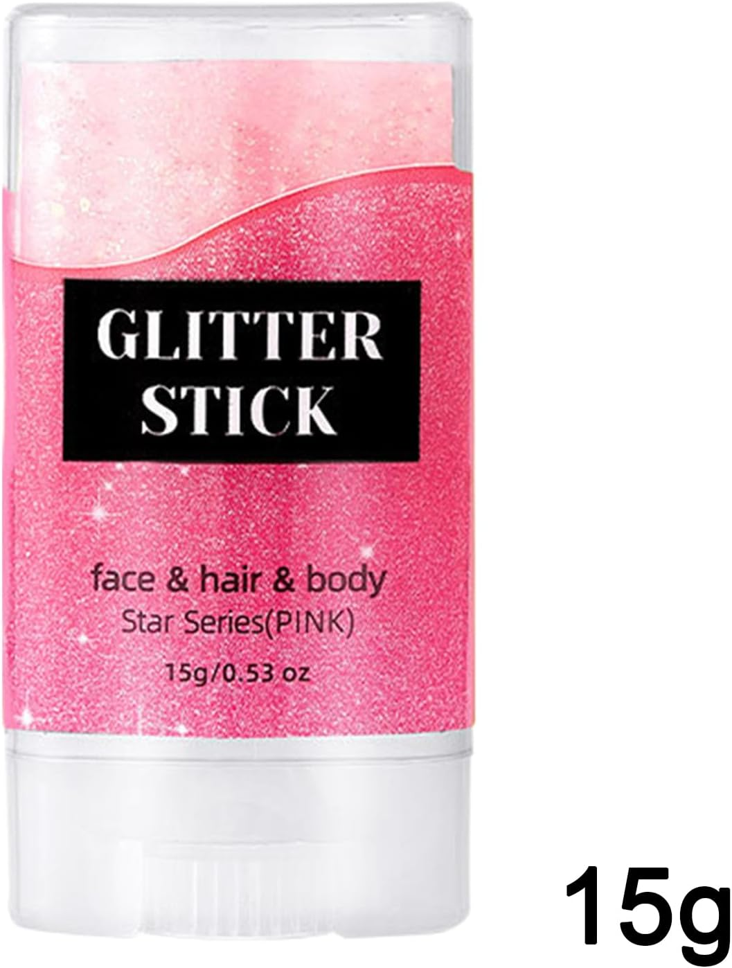 Stick Hair Glitter | Festival Makeup Face Glitter Stick - Skin-Friendly Versatile Shimmer Makeup for Stage School Celebration Party Events - Gold image number 7