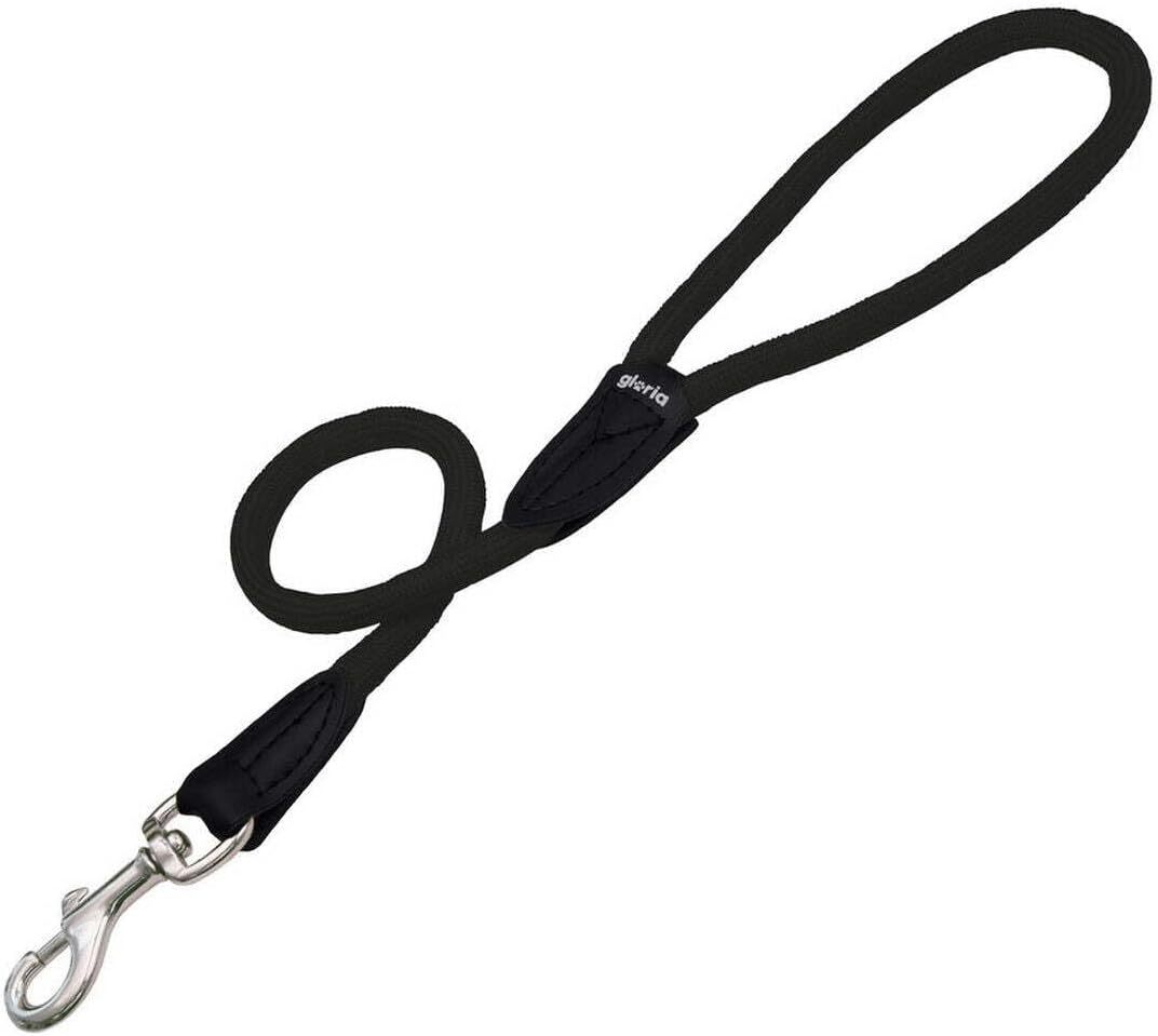 Gloria round Nylon Dog Lead (Long) (Black), Black, Long