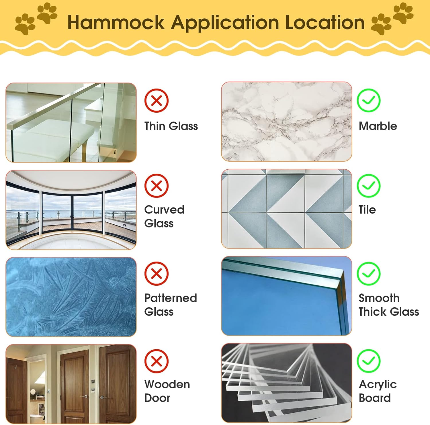 Large Cat Hammock Window Perch with 4 Suction Cups & Solid - Cat Window Perch for Ultimate Comfort (Grey) image number 5