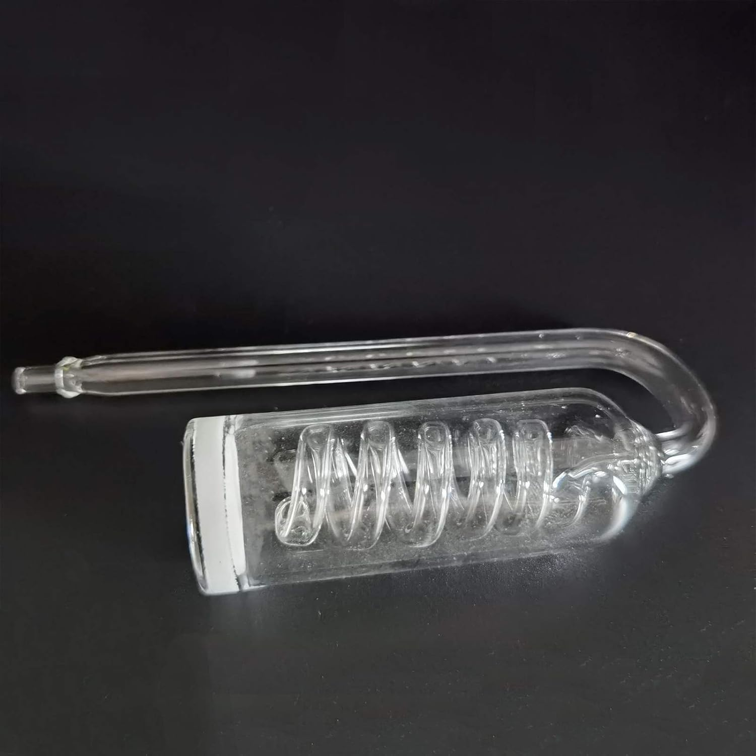 CO2 Diffuser Aquarium, Efficient Carbon Dioxide Reactor, Aquatic Plant Carbon Dioxide Atomizer for Aquarium Plants Marine Fish Tanks, U Shape, Solenoid Regulator Moss CO2 Atomizer Spiral Glass Tube image number 4