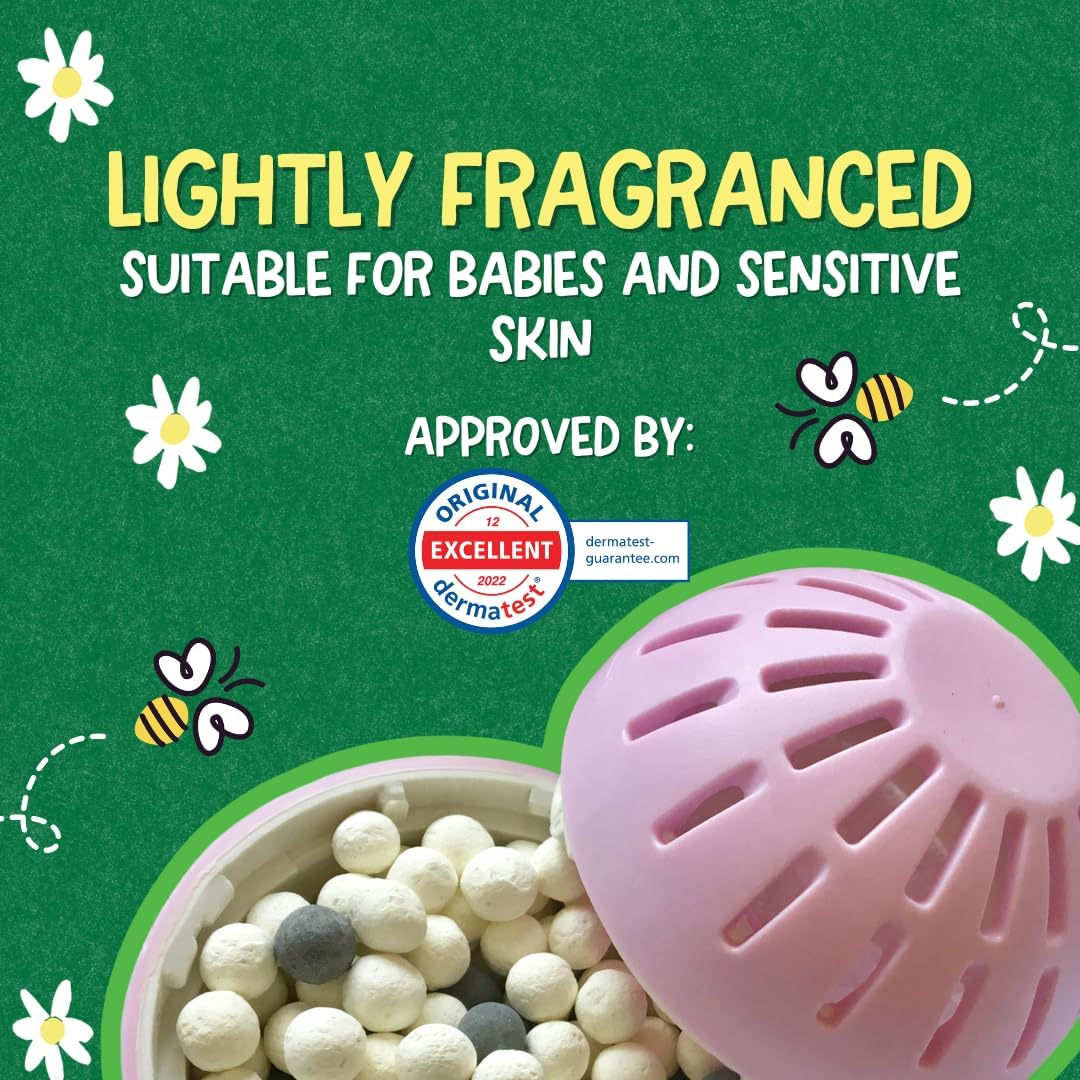 Ecoegg Laundry Egg &ndash; Spring Blossom &ndash; 70 Washes | Non-Bio Laundry Detergent for Sensitive Skin | No Enzymes, Phosphates, Palm Oil or Chlorine Bleach image number 4