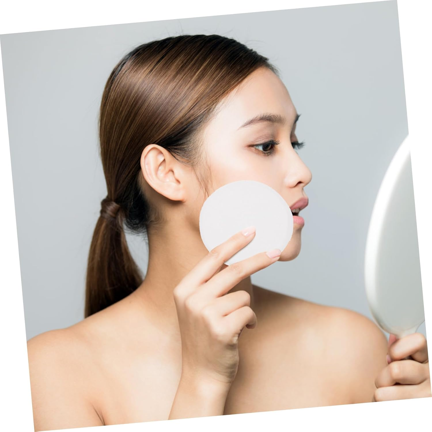 10Pcs Reusable Makeup Rounds Cotton Pads Washable for Gentle Skin Cleansing and Travel Assortment Makeup Remover Pads image number 4