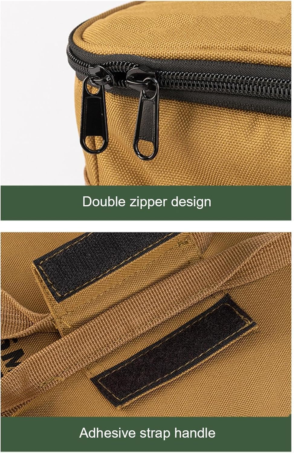 Camping Bag - Camping Capital Bag | Jars Spices Organizers Containers Foldable Puff Bags for Men Women Sports Bags Lightweight Tote Tote Outdoor Campings BBQ Holdall All L image number 6