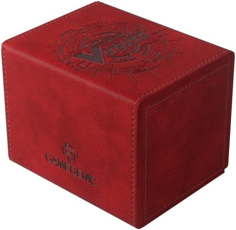 Gamegenic Cardfight!! Vanguard Nation'S Vault | Premium Deck Box | Holds up to 50 Double-Sleeved Cards | Extra Drawer for Power Counters and Accessories | Dark States - Blue Color | Made - Blue - Dark States image number 6