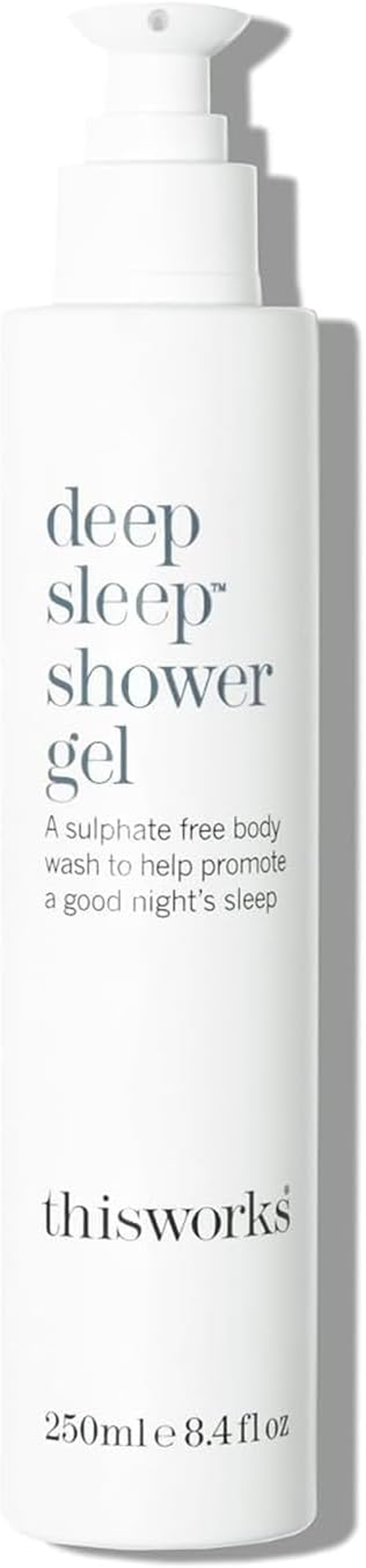 This Works Deep Sleep Shower Gel, 250 Ml - Soothing Shower Gel with Essential Oils of Lavender, Chamomile and Vetivert - Sleep-Promoting Sulphate Free Shower Gel for Men and Women image number 1