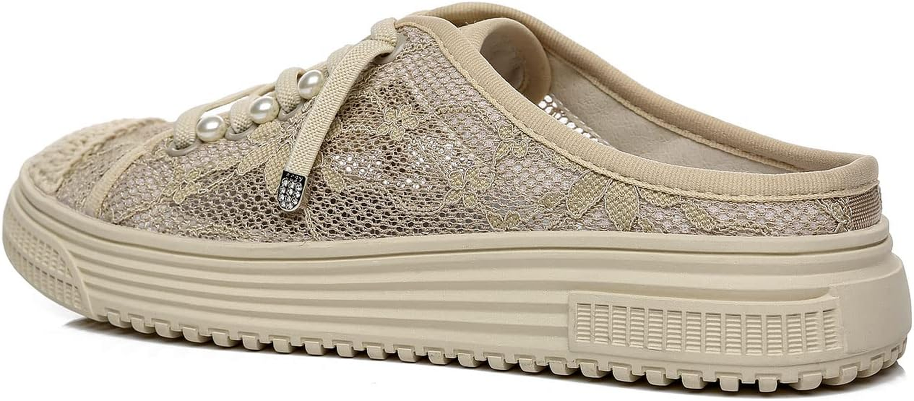 Tarramarra Women Sneakers Slides Crochet Detailing Nonslip Platform Shoe Julissa image number 5