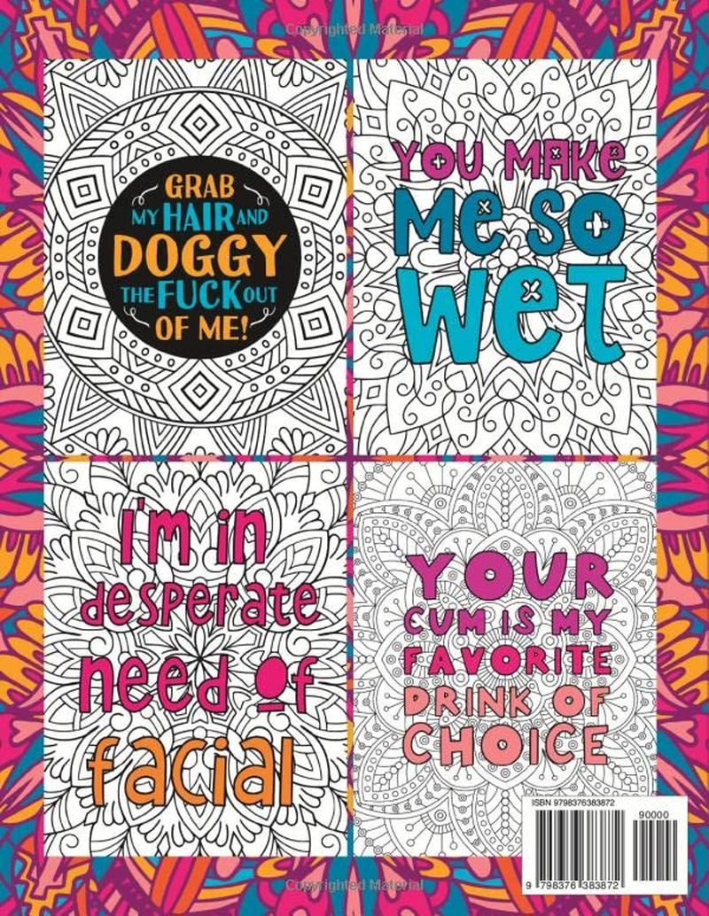 Dirty Girl Thoughts: Naughty Adult Coloring Book for Women