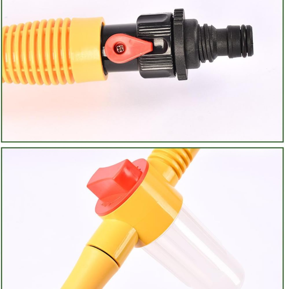 Poemtian Auto Rotating Car Wash Brush,Rotating Car Wash Brush with Soap Dispenser,High Pressure Cleaning Tool Multifunctional Car Automatic Foam Cleaning Kit image number 1