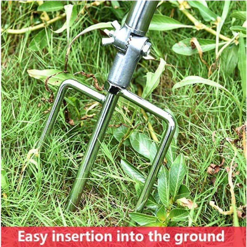 Adjustable Ground Mount Trail Game Camera Holder, Fishing Holder, Flashing Light Holder, Versatile Fixed Stand for Outdoor/Garden Use image number 2