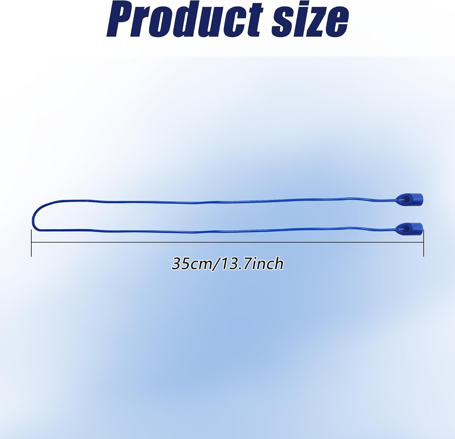 Magnetic Anti-Lost Straps for Airpods,Colorful Soft Silicone Sports Lanyard, Neck Rope Cord。2Pack image number 2