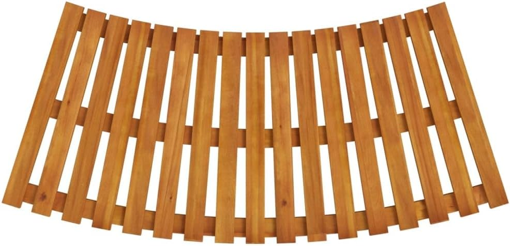 Vidaxl Durable Spa Steps - Made of Solid Acacia Wood, Handy Accessory for Spas and Pools, 2 Pcs Included, Offers a Simple and Timeless Slatted Design, Brown image number 5