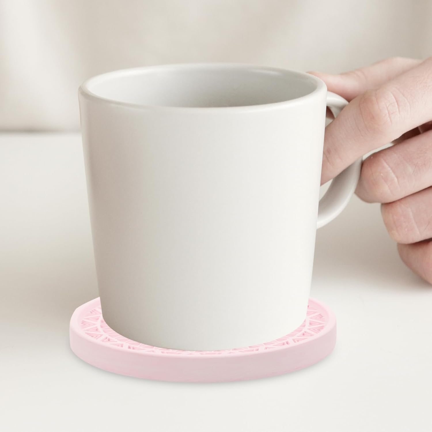 4Pcs Diatom Coasters Absorbent Placemats Non-Slip for Table Great for Hostess Gifts