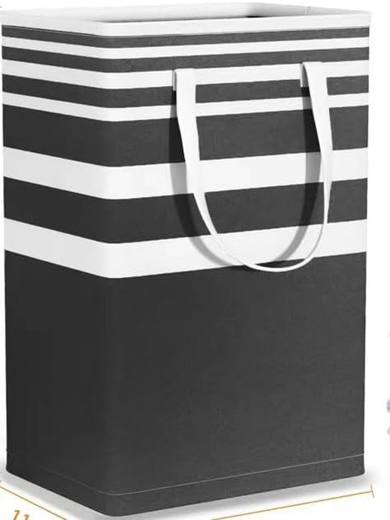 HOMARA - Large Laundry Basket &ndash; Collapsible Clothes Hamper with Handles &ndash; Waterproof, Foldable Laundry Organizer for Bedroom, Bathroom, Dorm, Nursery, Travel & Laundry Room &ndash; Durable Storage Bin image number 6