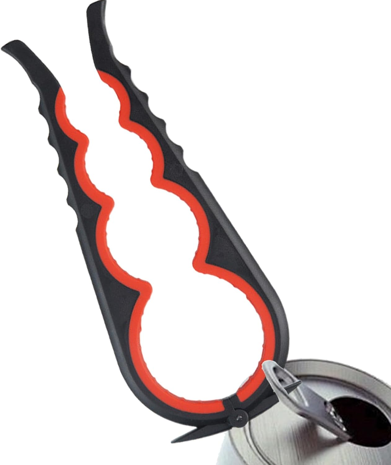 Jar Opener for Weak Hands - 4-In-1 Manual Bottle Opening Tool - Beer Bottle Opener Tool - for Kitchen Home Cooks Seniors Parents Meal Preparation Pantry Picnic Camping Swimming Barbecue - Gray Blue image number 5