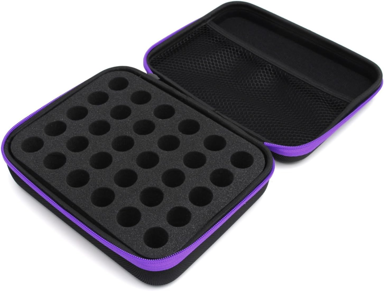 Wuyangcun Essential Oils Storage for 10Ml Essential Oils Travel Case Carrying Case 30 Bottles for Doterra Young Living Oils (Purple) - Green image number 5