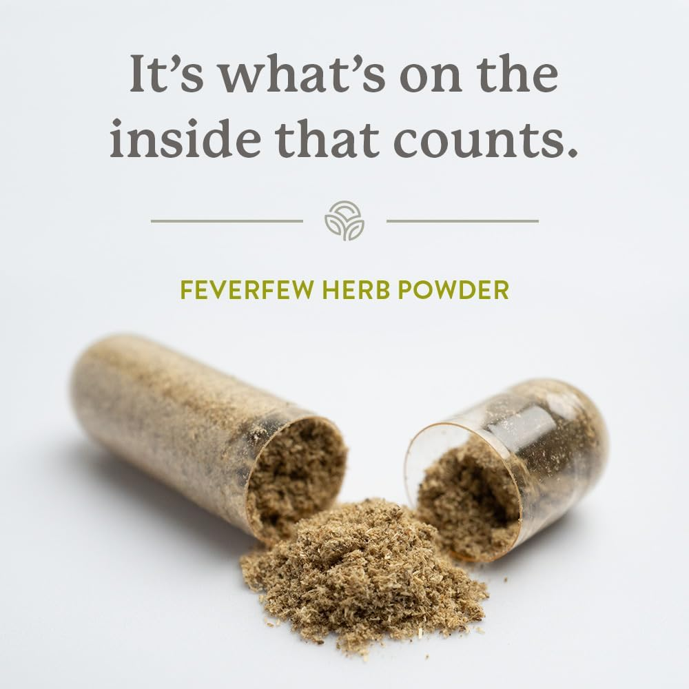 Nature'S Sunshine Feverfew - Traditionally Used in Western Herbal Medicine to Relieve Mild Migraine Symptoms - 100 Capsules image number 2