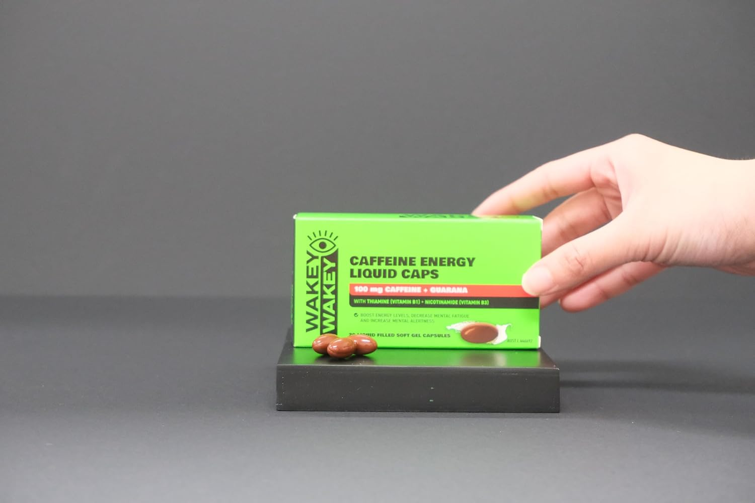 Wakey Wakey Caffeine Energy Liquid Caps 20PK image number 1