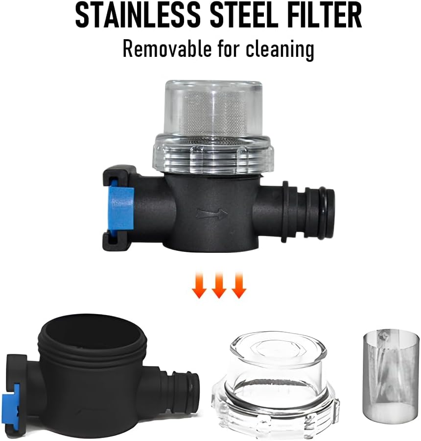 ALSTON 230V High Pressure Water Pump Diaphragm Self Priming 40PSI 4.5GPM 17L per Min for Agricultural Irrigation Cooling Water Circulation Liquid Transfer image number 1