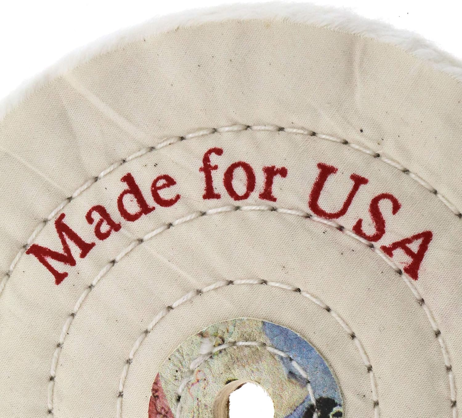 SING F LTD Spiral Stitched Cotton Buffing Polishing Wheel for 150Mm 6" Bench Grinder Craft