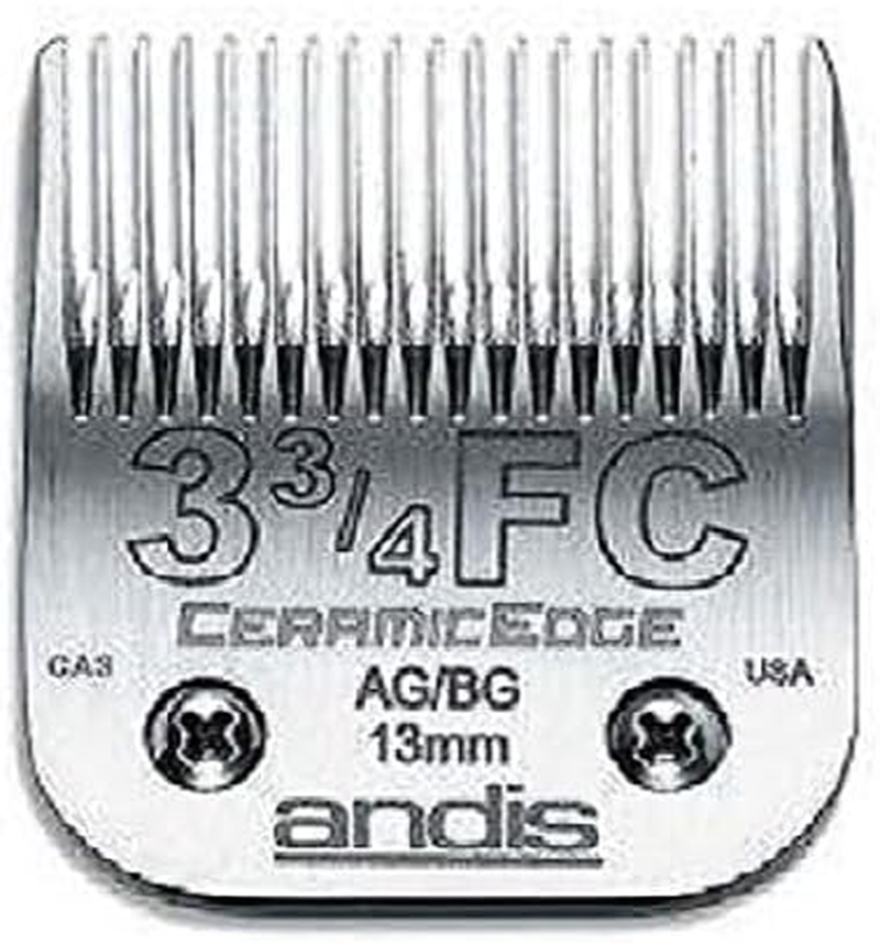 Stainless Steel Pro Quality Grooming Ceramic Edge Clipper Blades Choose Size !(# 7FC Finish Blade = 3.2Mm) image number 6