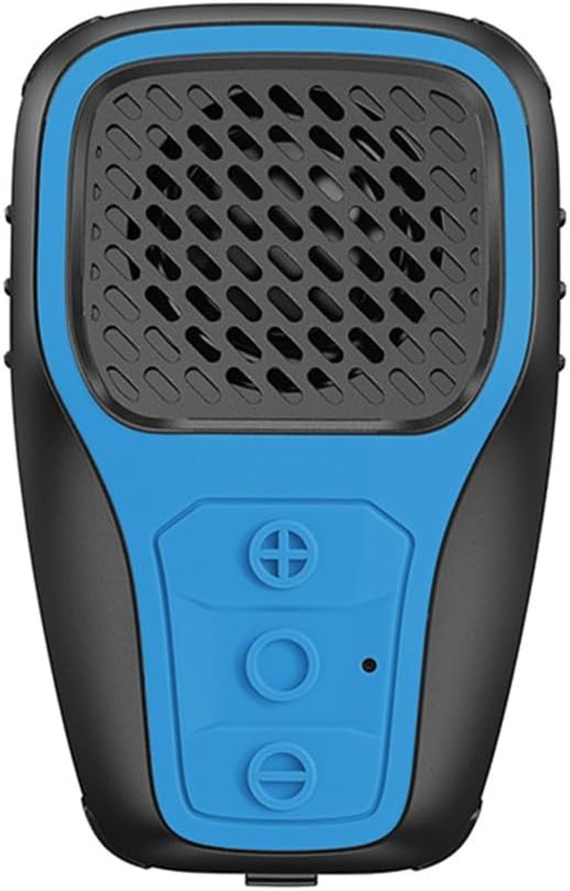 Jindanju Wireless Bluetooth Speaker Wearable Mini Magnetic Suction Portable IPX67 Waterproof Stereo Column Subwoofer Black+Blue