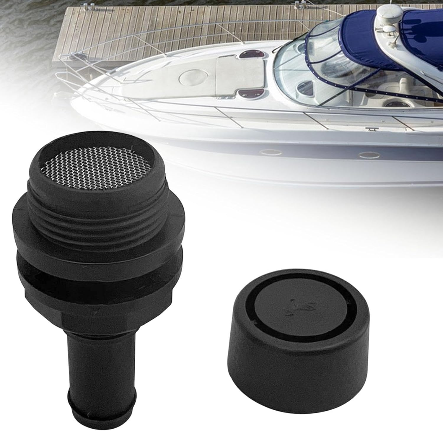 Fuel Gas Tank Vent Boat Fuel Tank Breather Easy Installation Yacht Hardware Accessories image number 3