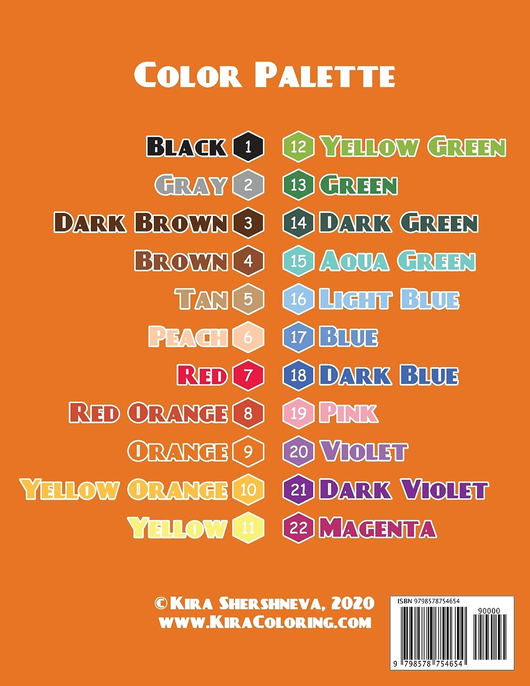 Color by Number Quest: HEXAGONS