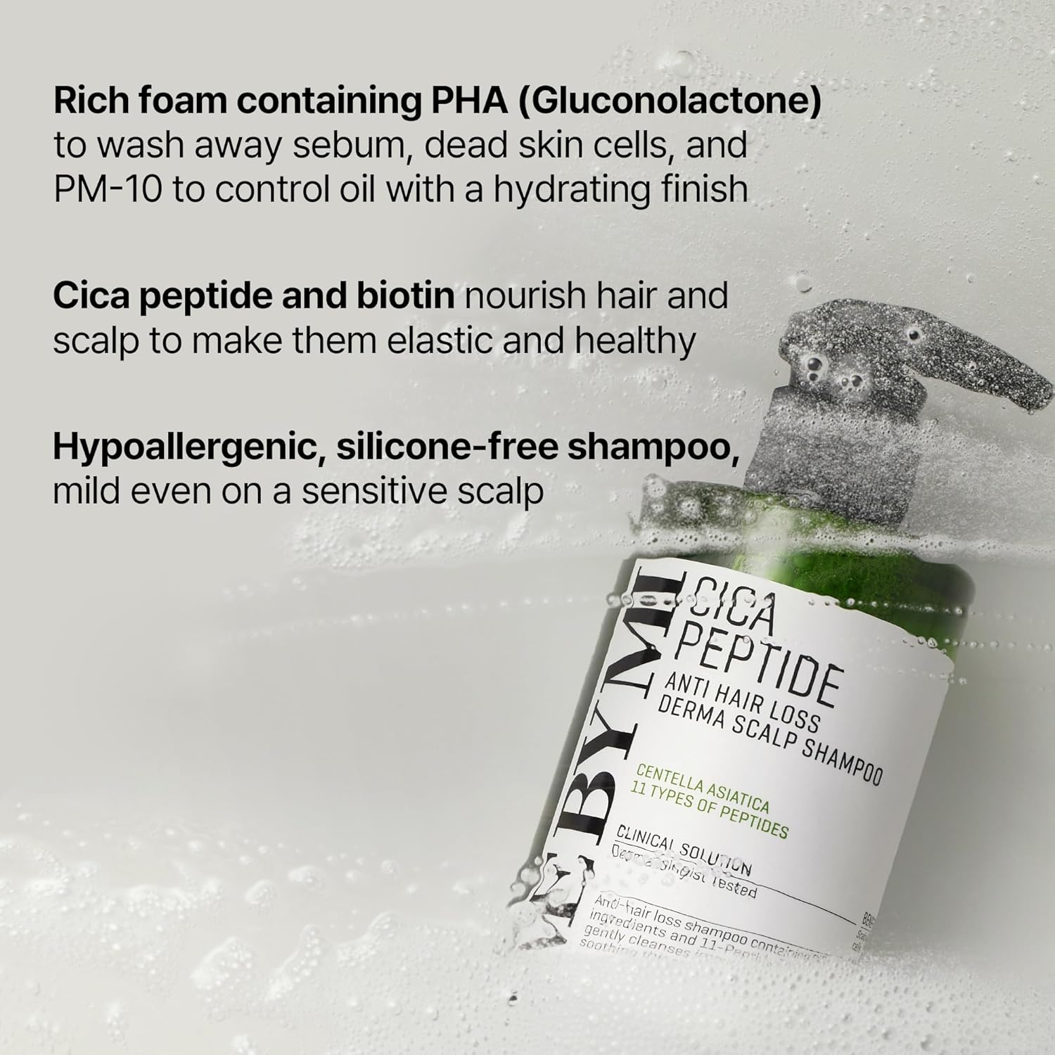 Some by Mi Cica Peptide anti Hair Loss Derma Scalp Shampoo 285 Ml image number 1