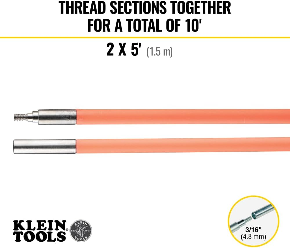 KLEIN TOOLS LO Flex Glow Fish Rod 10FT (3M) image number 1